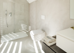 interior of a modern house, bathroom